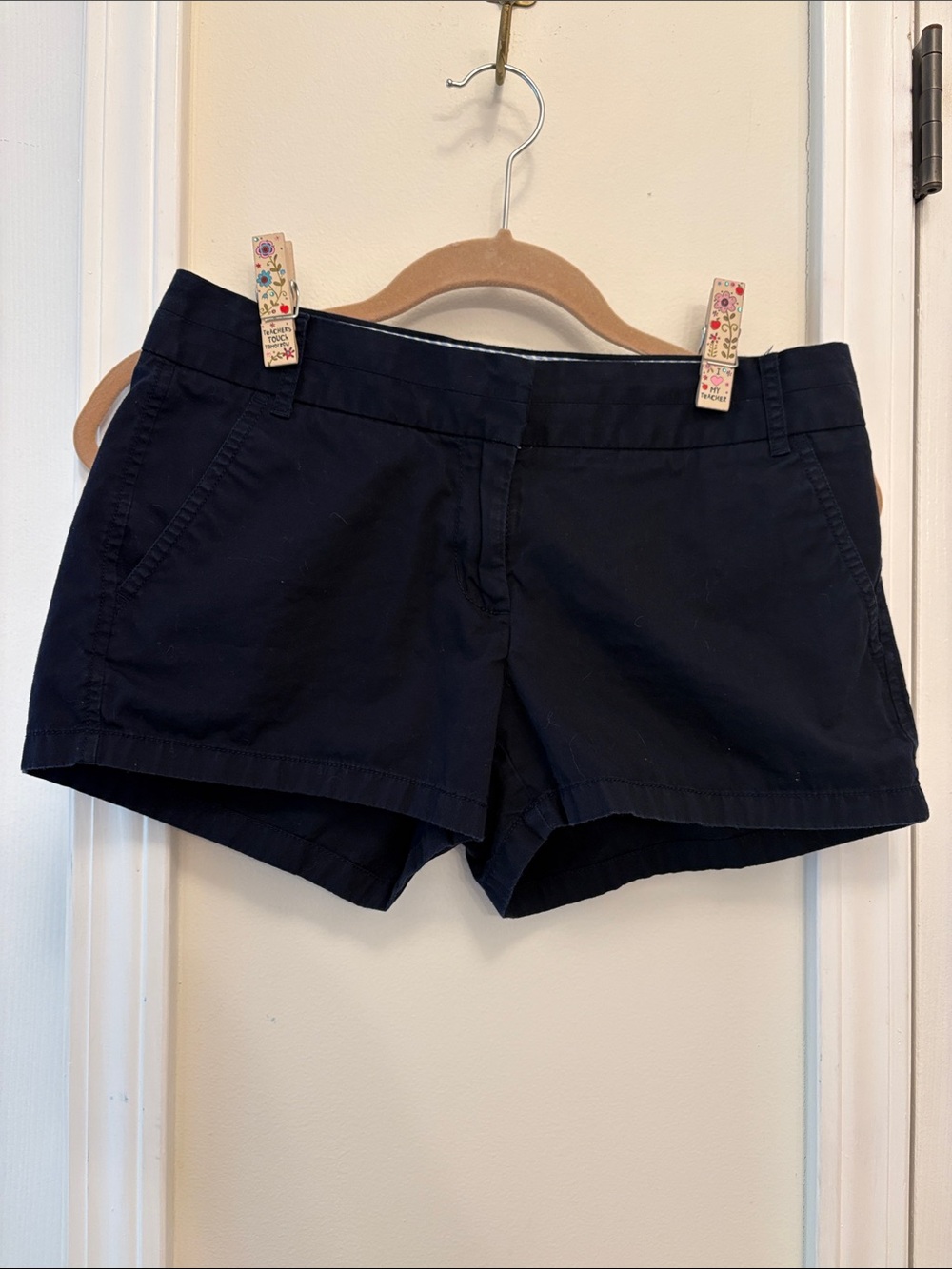J. Crew Navy Cotton Chino Shorts
